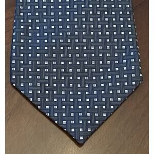 Embassy Row Green Blue 100% Silk Men’s Neck Tie Made In USA